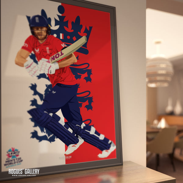 Dawid Malan - England T20 World Champions 2022 - A0, A1, A2 or A3 Prints