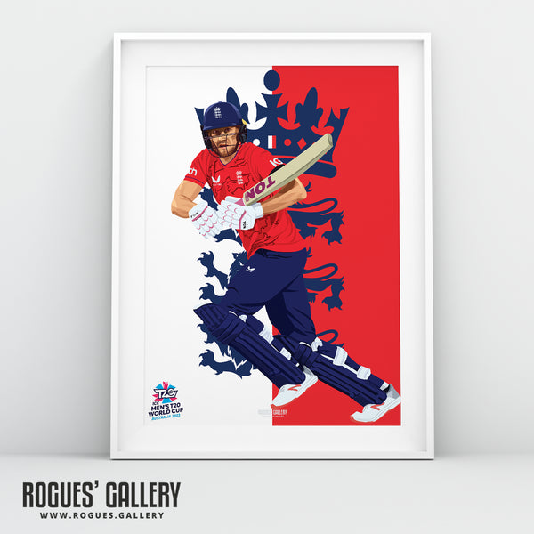 Dawid Malan - England T20 World Champions 2022 - A0, A1, A2 or A3 Prints