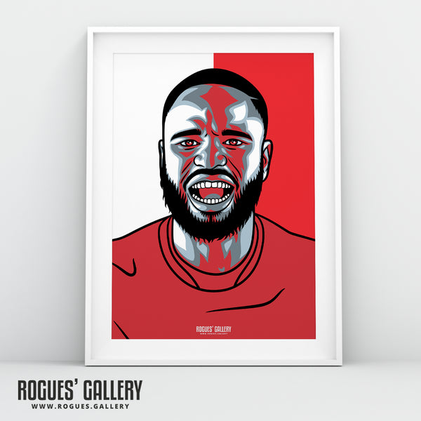 Cheikou Kouyate - Nottingham Forest - A0, A1, A2 or A3 #GetBehindTheLads Prints