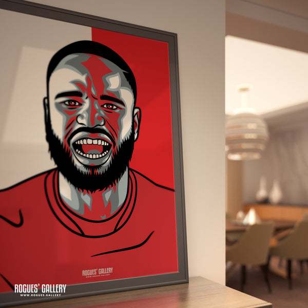 Cheikou Kouyate - Nottingham Forest - A0, A1, A2 or A3 #GetBehindTheLads Prints