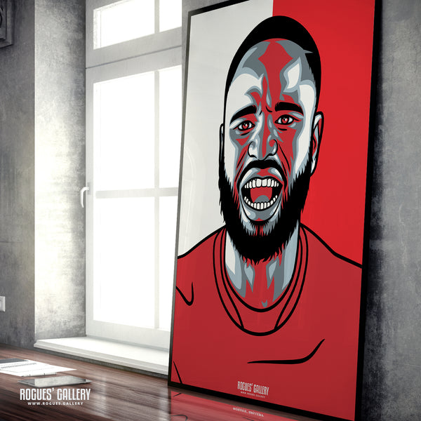 Cheikou Kouyate - Nottingham Forest - A0, A1, A2 or A3 #GetBehindTheLads Prints