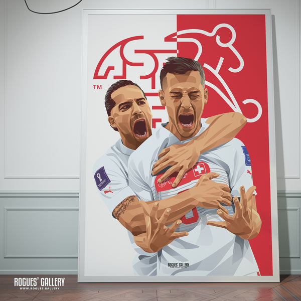Remo Freuler Life Goals - Nottingham Forest & Switzerland - A0, A1, A2, Signed A3 or A3 Prints