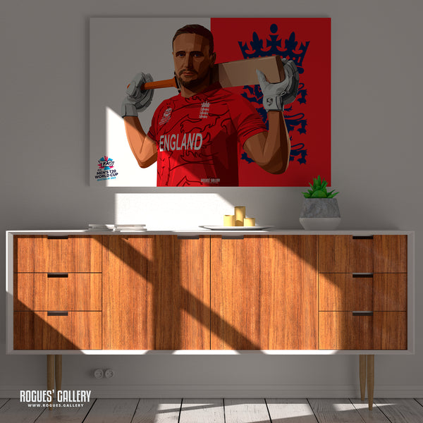Liam Livingstone - England T20 World Champions 2022 - A0, A1, A2 or A3 Prints