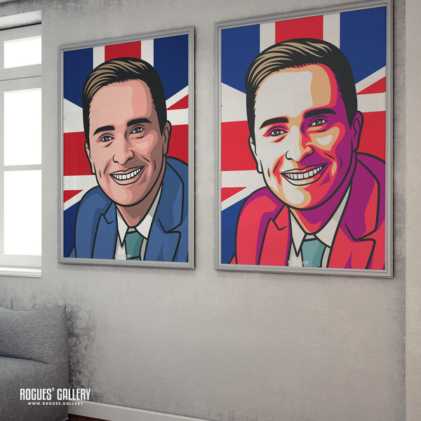 Matt Vickers - Politics Union Jack Icon Series Prints - 2 versions - A3, A2, A1 & A0 Sizes