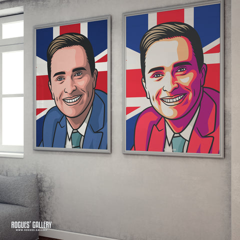 Matt Vickers - Politics Union Jack Icon Series Prints - 2 versions - A3, A2, A1 & A0 Sizes