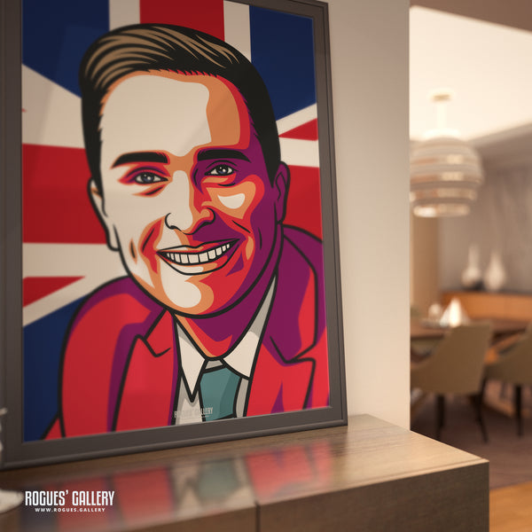 Matt Vickers - Politics Union Jack Icon Series Prints - 2 versions - A3, A2, A1 & A0 Sizes