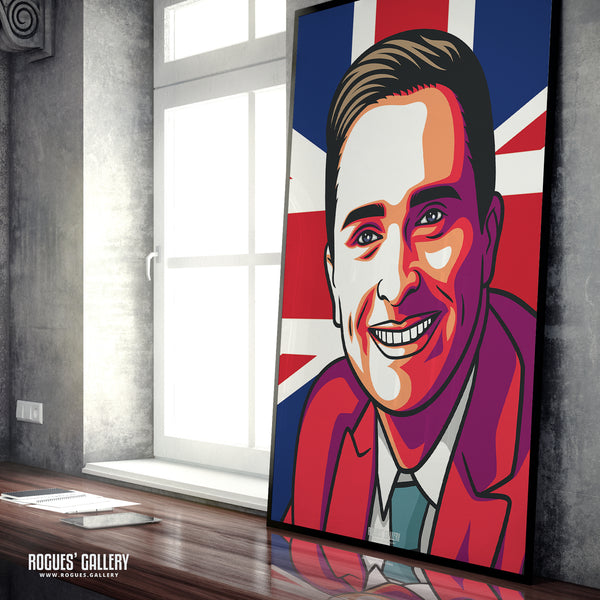Matt Vickers - Politics Union Jack Icon Series Prints - 2 versions - A3, A2, A1 & A0 Sizes