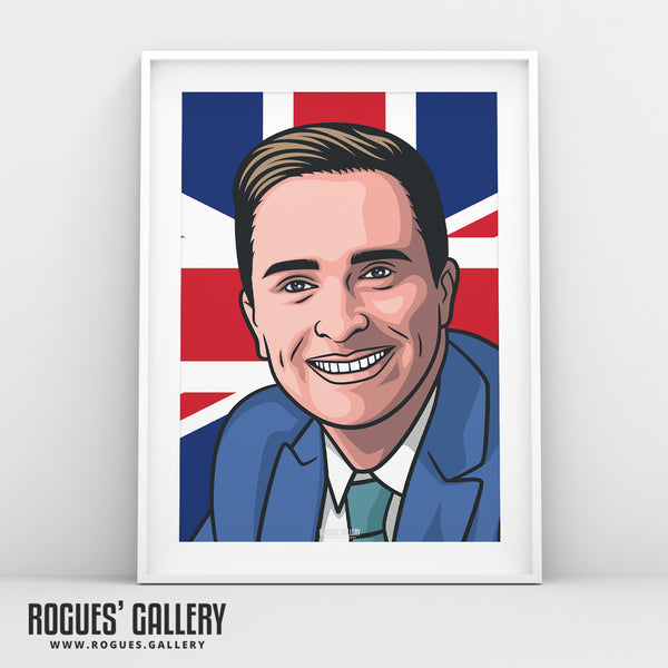 Matt Vickers - Politics Union Jack Icon Series Prints - 2 versions - A3, A2, A1 & A0 Sizes