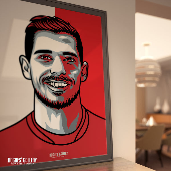 Remo Freuler - Nottingham Forest - A0, A1, A2 or A3 #GetBehindTheLads Prints