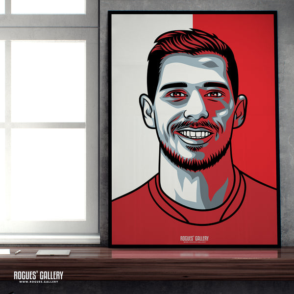 Remo Freuler - Nottingham Forest - A0, A1, A2 or A3 #GetBehindTheLads Prints