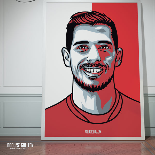 Remo Freuler - Nottingham Forest - A0, A1, A2 or A3 #GetBehindTheLads Prints
