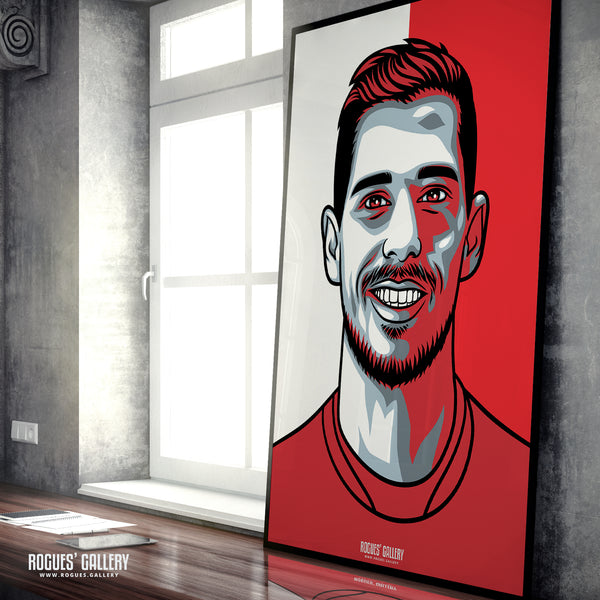 Remo Freuler - Nottingham Forest - A0, A1, A2 or A3 #GetBehindTheLads Prints
