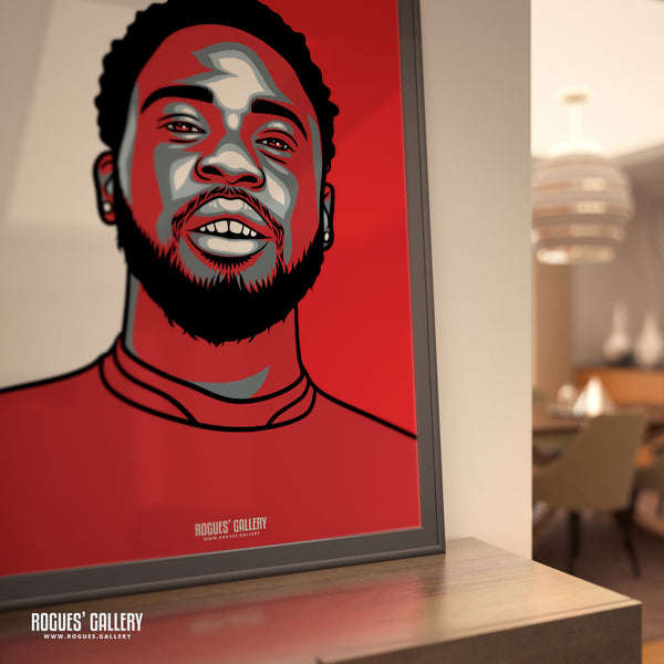 Orel Mangala - Nottingham Forest - A0, A1, A2 or A3 #GetBehindTheLads Prints