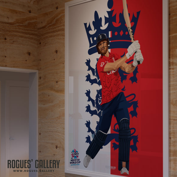 Phil Salt - England T20 World Champions 2022 - A0, A1, A2 or A3 Prints