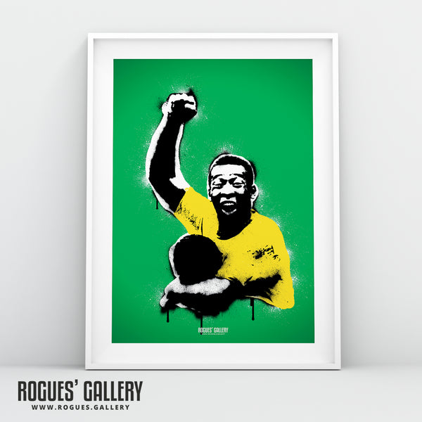 Pele - The King - A0, A1, A2 or A3 Icon Print