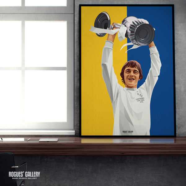 Alian Clarke - Leeds Utd - A0, A1, A2 or A3 Icon Print