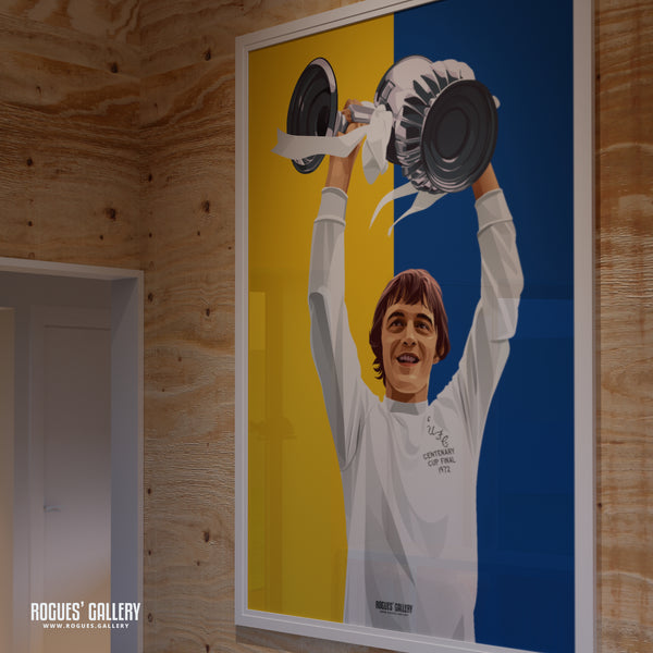 Alian Clarke - Leeds Utd - A0, A1, A2 or A3 Icon Print