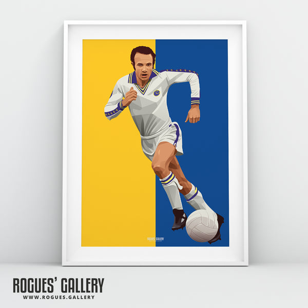 Paul Reaney - Leeds Utd - A0, A1, A2 or A3 Icon Print