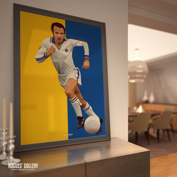 Paul Reaney - Leeds Utd - A0, A1, A2 or A3 Icon Print