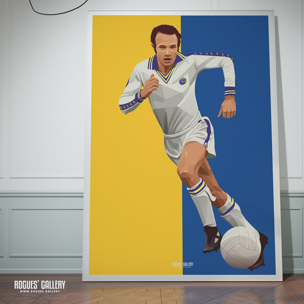 Paul Reaney - Leeds Utd - A0, A1, A2 or A3 Icon Print