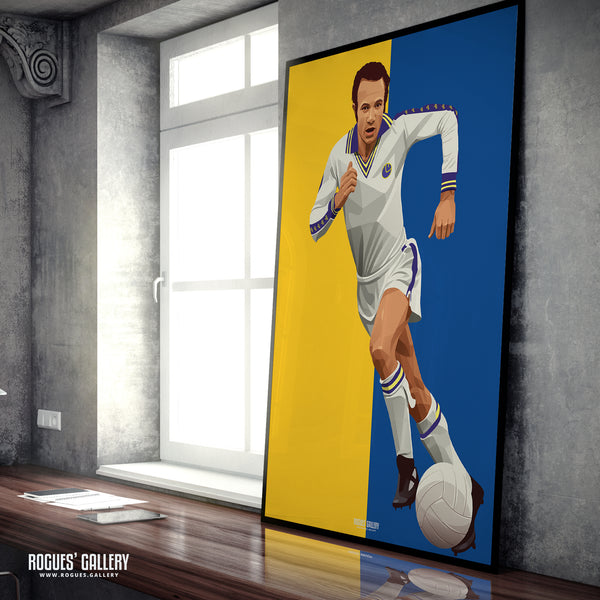 Paul Reaney - Leeds Utd - A0, A1, A2 or A3 Icon Print