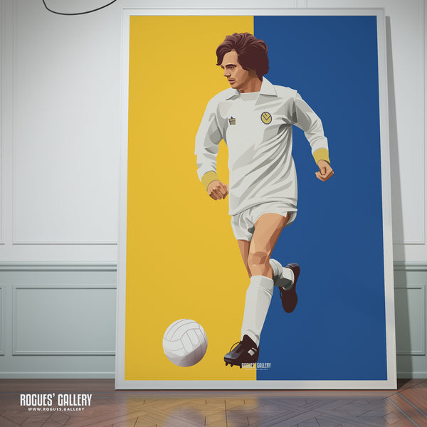 Duncan McKenzie - Leeds Utd - A0, A1, A2 or A3 Icon Print