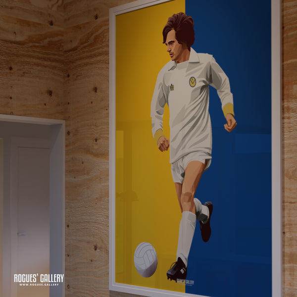 Duncan McKenzie - Leeds Utd - A0, A1, A2 or A3 Icon Print
