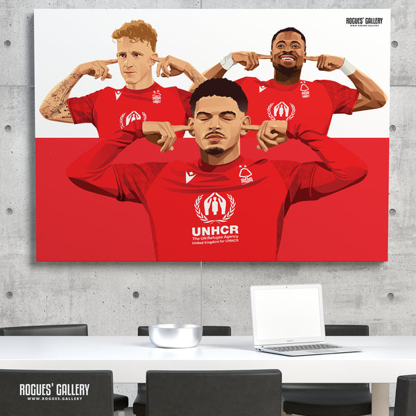 Playtime's Over - Nottingham Forest's penalty shootout victory over Wolves - A0, A1, A2 or A3 Prints