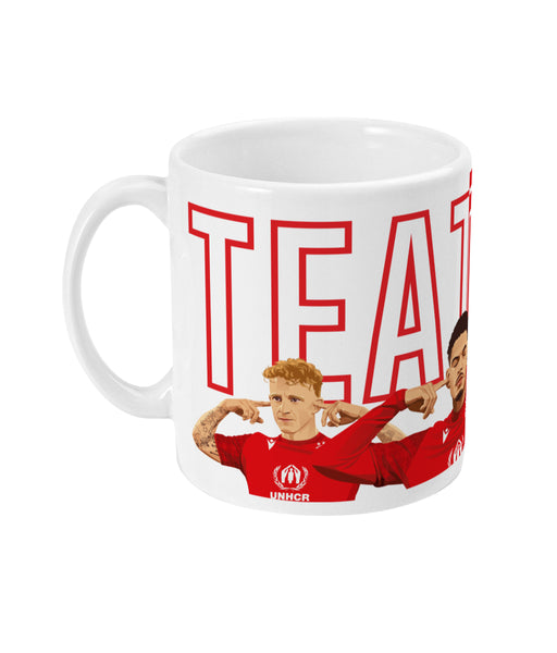 Teatime - Nottingham Forest Mug featuring MGW, Colback & Aurier