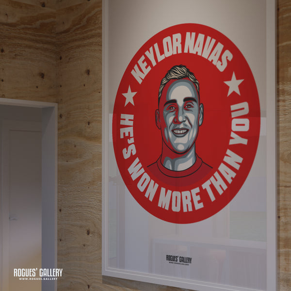 Keylor Navas He's Won More Than You - Nottingham Forest - A0, A1, A2 or A3 #GetBehindTheLads Prints