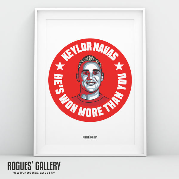 Keylor Navas He's Won More Than You - Nottingham Forest - A0, A1, A2 or A3 #GetBehindTheLads Prints