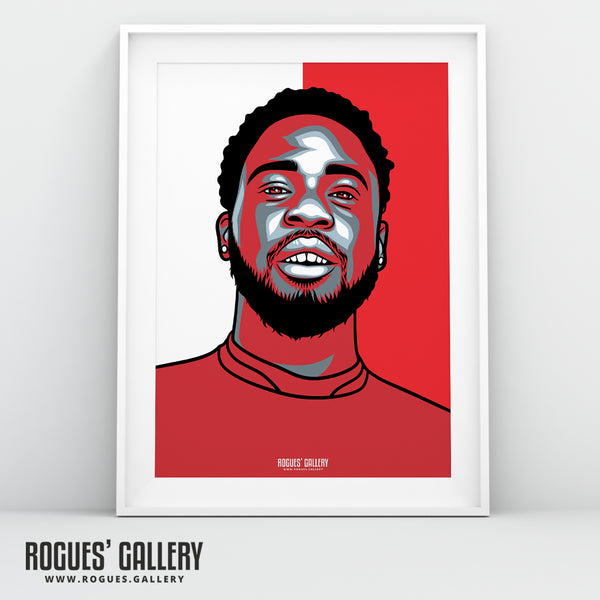 Orel Mangala - Nottingham Forest - Signed A3 #GetBehindTheLads Prints