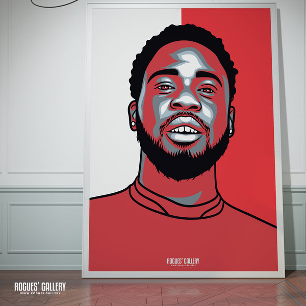 Orel Mangala - Nottingham Forest - Signed A3 #GetBehindTheLads Prints