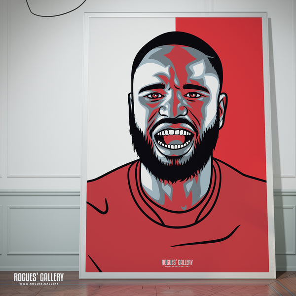 Cheikou Kouyate - Nottingham Forest - Signed A3 #GetBehindTheLads Prints