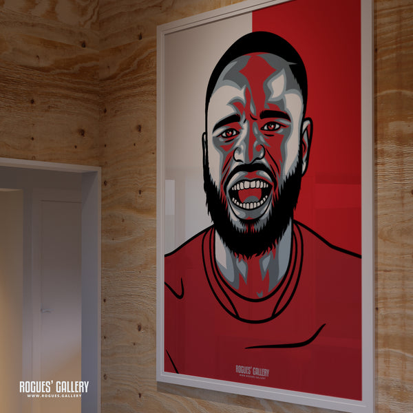 Cheikou Kouyate - Nottingham Forest - Signed A3 #GetBehindTheLads Prints