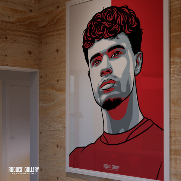 Neco Williams - Nottingham Forest - Signed A3 #GetBehindTheLads Prints