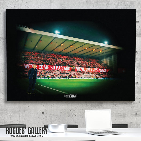 We've Only Just Begun (Black Version) - Nottingham Forest - A0, A1, A2 or A3 Prints