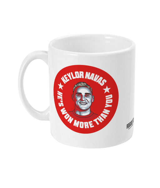 Keylor Navas 'He's won more than you' Forest Mug