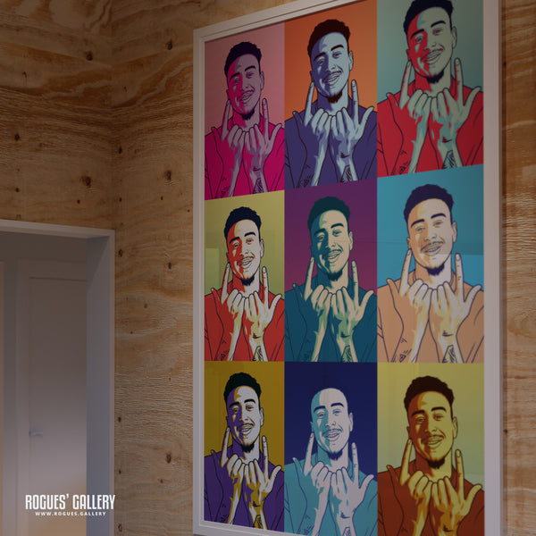 Jesse Lingard - Nottingham Forest - Signed A3 Pop Art Prints
