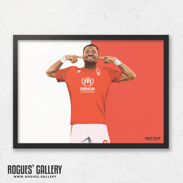 Serge Aurier: Moi? - Nottingham Forest - A0, A1, A2 or A3 Red & White Prints