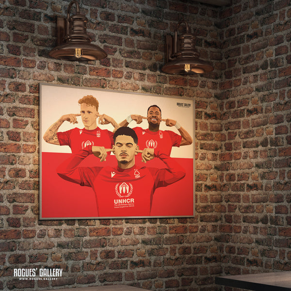 Playtime's Over - Nottingham Forest's penalty shootout victory over Wolves - Signed A3 Prints