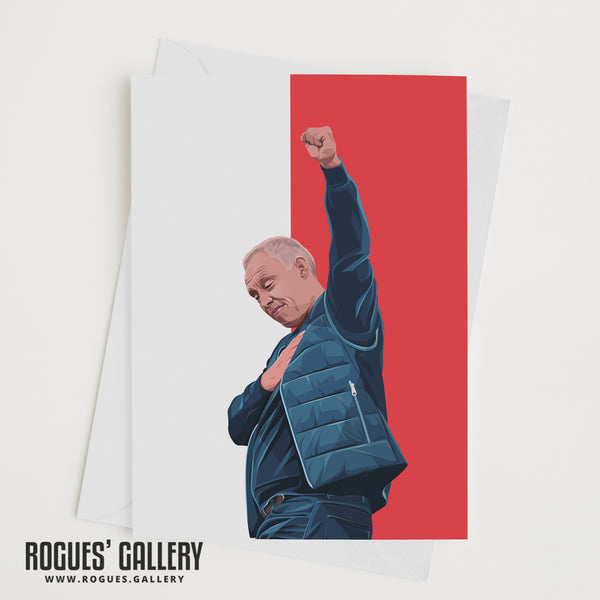 Hand on heart  - Nottingham Forest boss Steve Cooper Multi-purpose Greeting Card