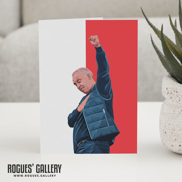 Hand on heart  - Nottingham Forest boss Steve Cooper Multi-purpose Greeting Card