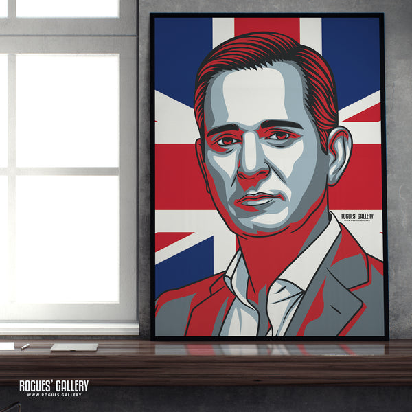 Jeremy Kyle - Talk TV Radio Broadcaster - A3, A2, A1 & A0 Icon Prints