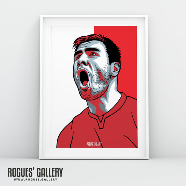 Steve Cook - Nottingham Forest - Signed A3 #GetBehindTheLads Prints