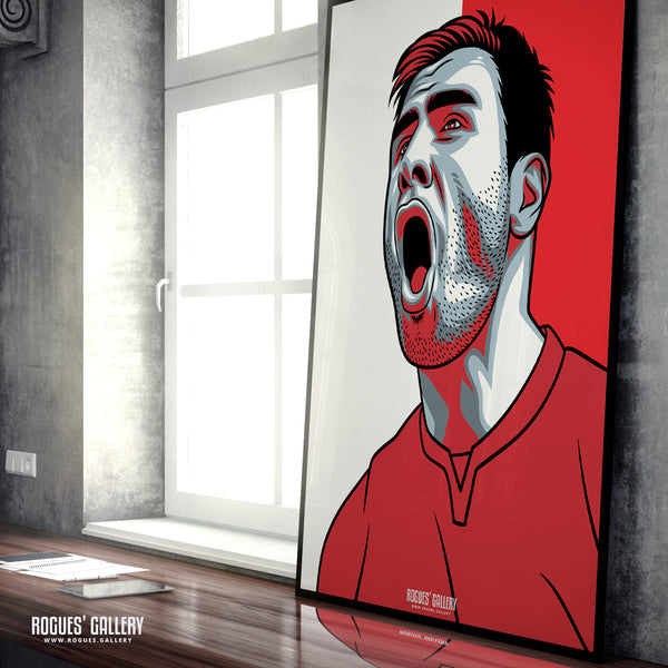Steve Cook - Nottingham Forest - Signed A3 #GetBehindTheLads Prints