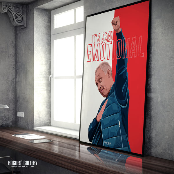 It's Been Emotional - Steve Cooper - Nottingham Forest - A0, A1, A2 or A3 Prints