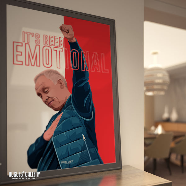 It's Been Emotional - Steve Cooper - Nottingham Forest - A0, A1, A2 or A3 Prints