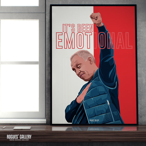 It's Been Emotional - Steve Cooper - Nottingham Forest - Signed A3 Prints