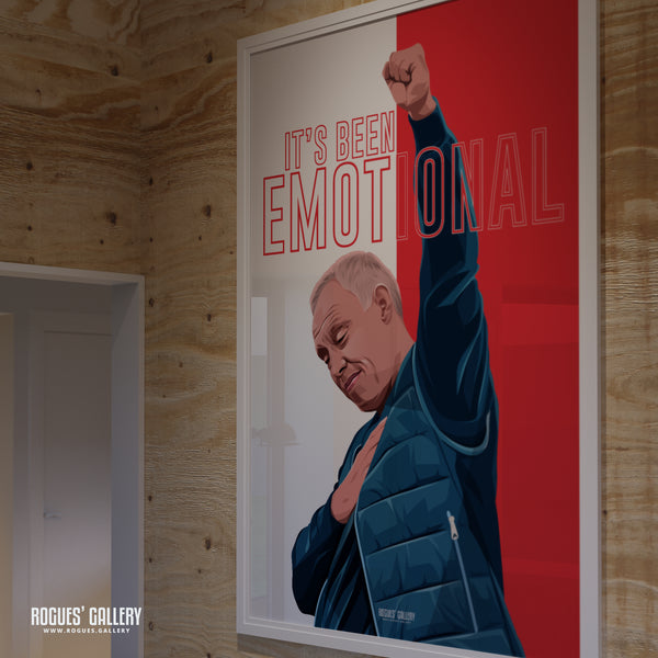 It's Been Emotional - Steve Cooper - Nottingham Forest - Signed A3 Prints